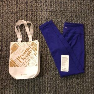 Royal Blue/Purple Lulu Lemon Leggings